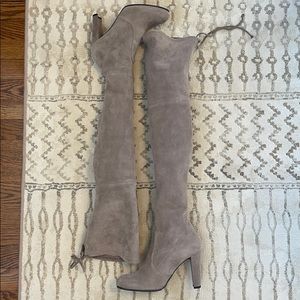 Stuart Weitzman Grey Highland Boot